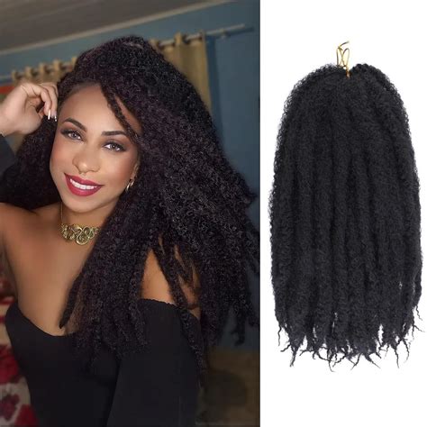Amazon.com : ZRQ 14 Inch Marley Braiding Hair For Faux Locs, 8 Packs ...