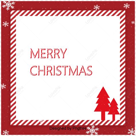 Red Christmas Frame PNG Images With Transparent Background | Free ...