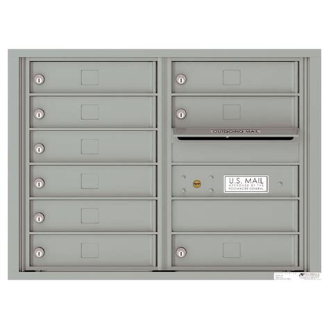 Florence Recessed Mount Silver Metal Standard Lockable Cluster Mailbox ...