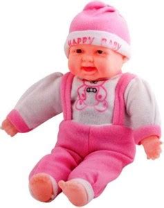 APR ZONE Baby Musical and Laughing Boy Doll, Touch Sensors (Pink ...