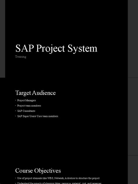 SAP Project Systems PDF 的图像结果