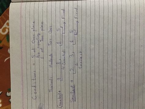 Make the greatest and the smallest 4-digit numbers using any four ...