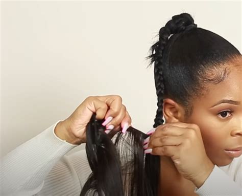 Image result for Natural Ponytail Tutorial
