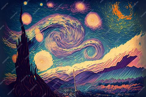 Premium Photo | Vincent van gogh art style landscape neural network ...
