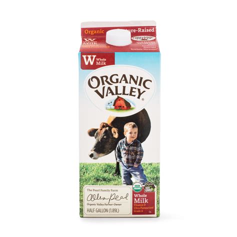 Organic Valley Whole Milk Half Gallon - Weee!