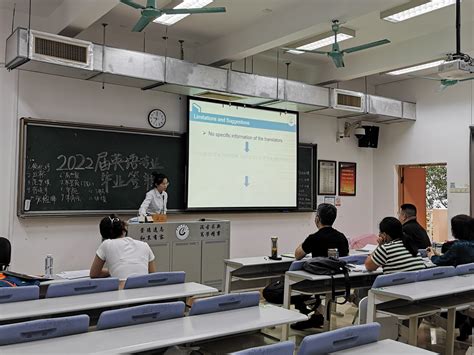 外国语学院2022届毕业论文答辩顺利进行-广州中医药大学 外国语学院