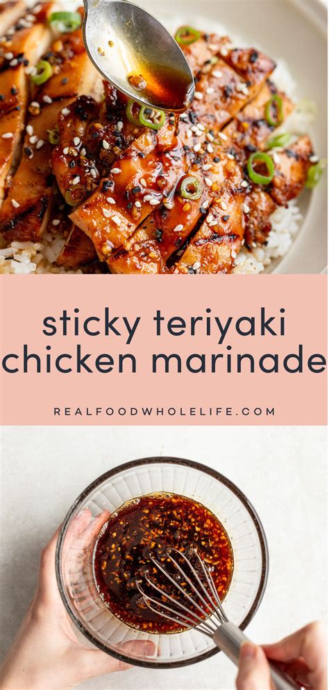 Easy Teriyaki Chicken Marinade (for Grilling & Oven) - Real Food Whole Life