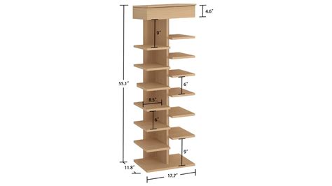 Adona Elanza Open Shoe Rack w/Storage Box Ivory – Adona Woods