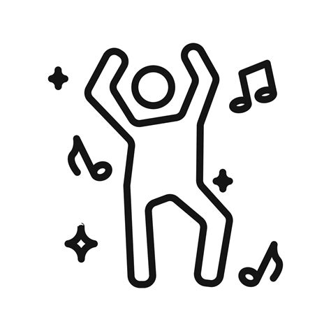 dance Symbol mark in filled style 47628860 Vector Art at Vecteezy