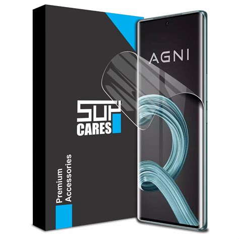 SupCares TPU Unbreakable Membrane Screen Protector for Lava Agni 2 (6. ...
