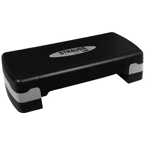 Strauss Aerobic Stepper | Two Height Level Adjustments - 4 inches and ...