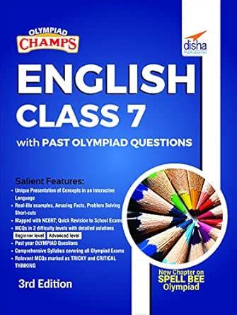 Olympiad Champs English Class 7 with Past Olympiad Questions 3rd ...