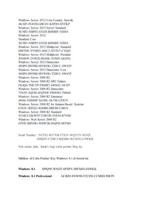 Image result for Windows Developer Kit Serial Number