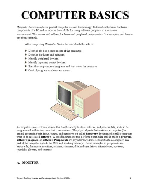 Computer Basics for Beginners PDF 的图像结果