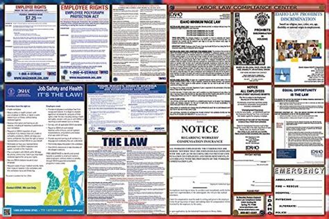 Idaho/Federal Combination Labor Law Posters : Amazon.in: Office Products