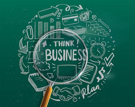 Handgezeichnete Geschäftsikone und viele Infografik-Designelemente und ...