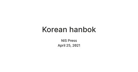 Korean hanbok — Teletype