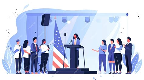 Politician Giving a Speech 的图像结果