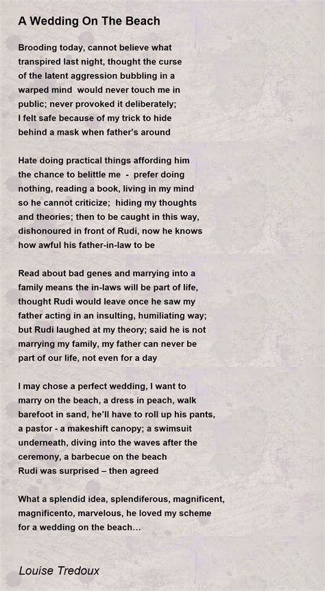 Beach Wedding Readings