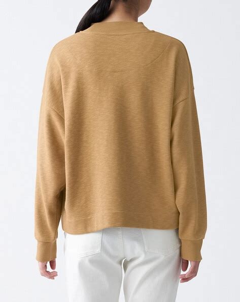Buy Tan Brown Sweatshirt & Hoodies for Women by MUJI Online | Ajio.com