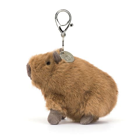 Clyde Capybara Bag Charm - Official Jellycat