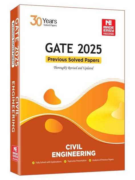 Buy GATE-2025: Civil Engineering Previous Year Solved Papers Book ...