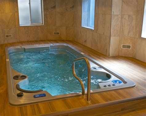 Indoor Swim Spa Installation | Hydropool Self Cleaning Swim Spa