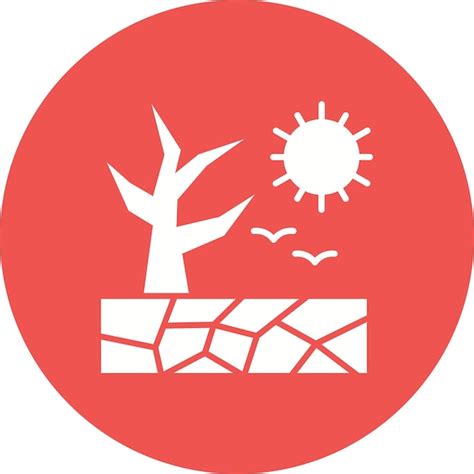 Drought icon | Premium Vector