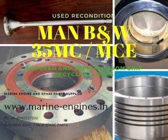 MAN B&W 35MC / MCE Parts | Ship Machinery | Used Recondition