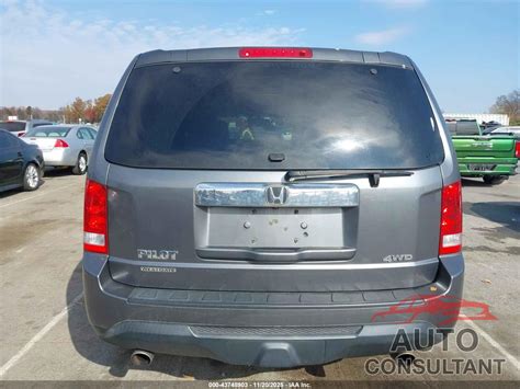 2013 Honda PILOT EX-L Gasoline - 5FNYF4H75DB039278