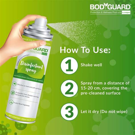 Buy BODYGUARD MULTIPURPOSE ALCOHOL BASED DISINFECTANT SANITIZER SPRAY ...