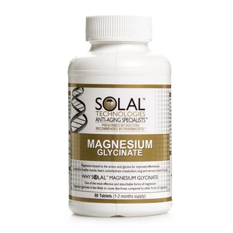 Solal Magnesium Glycinate 60 Tablets | Woolworths.co.za