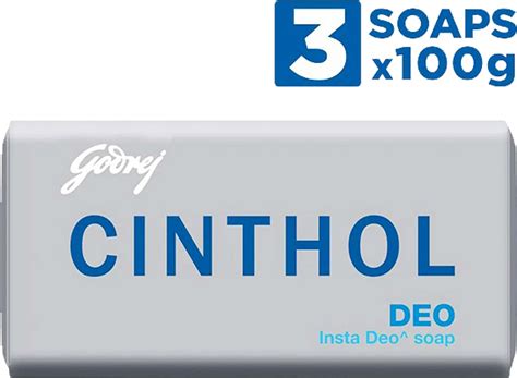 Buy CINTHOL DEO SOAP PACK OF 3*100 GM Online & Get Upto 60% OFF at ...