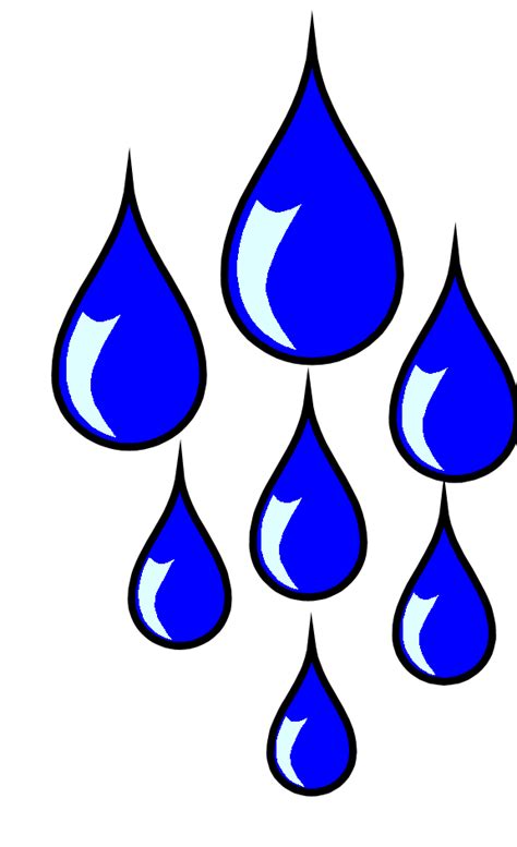 Clip Art Rain Drops - Cliparts.co
