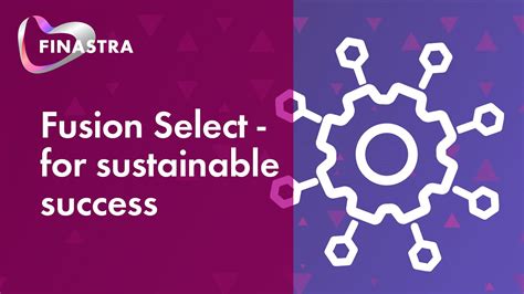 Sustainable success with Fusion Select | Finastra