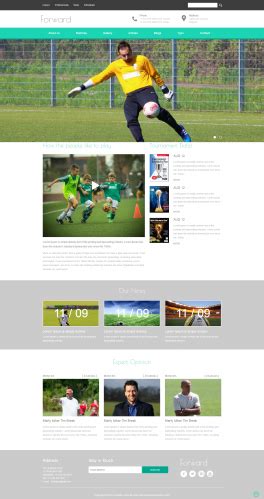 html足球网站模板下载_h5足球网页模板代码下载