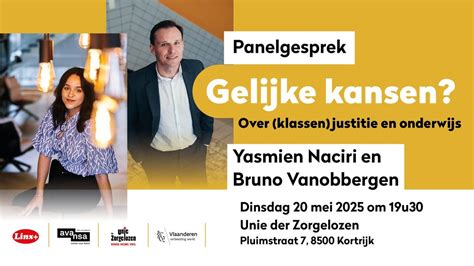 Gelijke kansen? Panelgesprek met Yasmien Naciri en Bruno Vanobbergen ...
