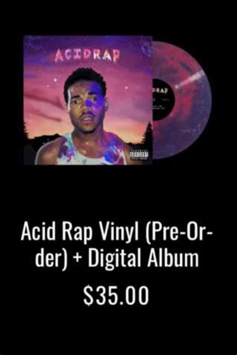 Acid Rap Vinyl is beautiful 😭😭😭 : r/ChanceTheRapper