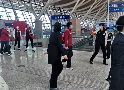 出发！中国女排现身上海机场，15人名单出炉，刘晓彤、林莉落选|上海机场|中国女排|倪非凡_新浪新闻