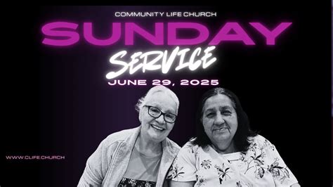 CLife Sunday LIVE Service 10:45 am EST, Sunday July 6th, 2025, Online ...