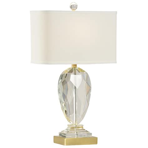 Crystal Manor Table Lamp - USB Port - Home Decor