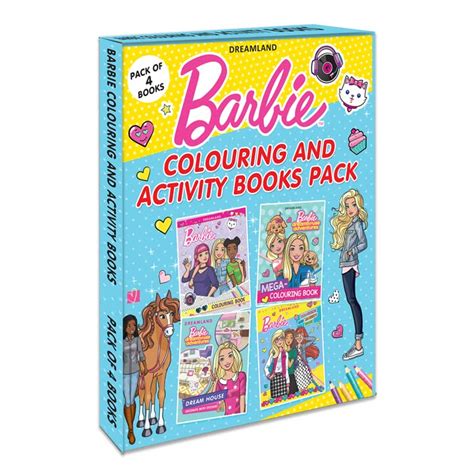 Barbie Colouring and Activity Books (Pack of 4) – Cots and Cuddles