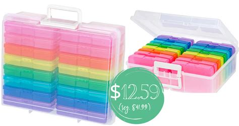 Rainbow Photo & Craft Keeper by Simply Tidy for $12.59 :: Southern Savers