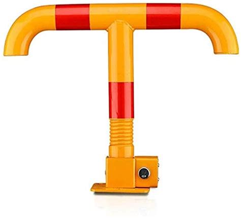 Buy Car bollards heavy metal bollard parking lock, T-shaped elevation ...