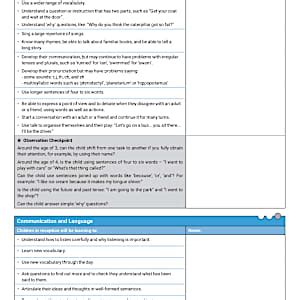 EYFS Development Matters with Checkpoints