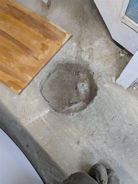 Basement floor repair : r/Concrete