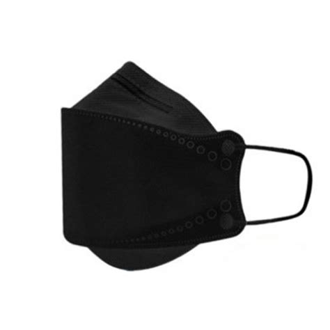 Jual MASKER KF94 ALL BLACK KOREA STYLE IMPORT 4D TYPE EVO ISI 10 PER ...