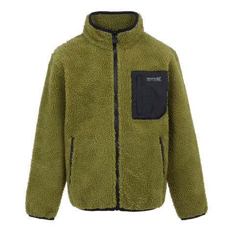 Childrens/Kids Frankie Full Zip Fleece Jacket (Nephrite Green) REGATTA ...