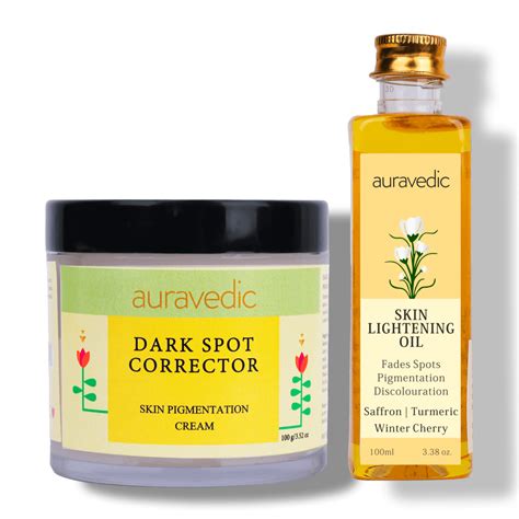 Auravedic's range of products to treat Dark spots