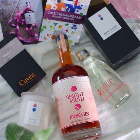 Pink gin pamper pack - Bright Night Gin